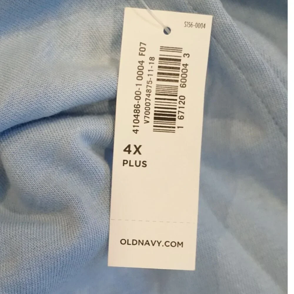 Old Navy (2) French-Terry Cozy Fleece, Blue & Orange Joggers - Size 4X Plus NWT - Picture 6 of 12